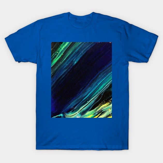 Azure Stream Tall T-Shirt by WickedFaery